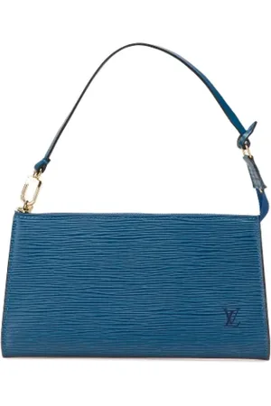 LOUIS VUITTON Femme, Pre-owned, Bleu, Taille: ONE Size Pre-owned Cuir sacs-louis-vuitton