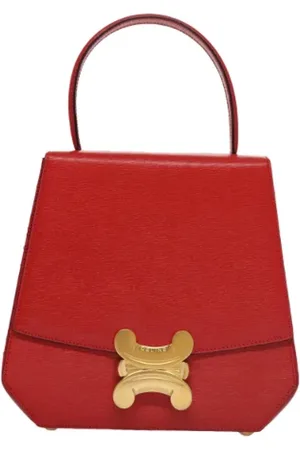 Céline Femme, Pre-owned, Rouge, Taille: ONE Size Pre-owned Cuir sacs-main