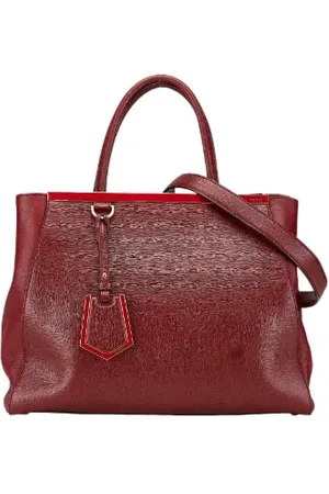Fendi Femme, Pre-owned, Rouge, Taille: ONE Size Pre-owned Cuir sacs-main