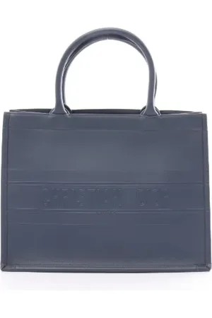Dior Femme, Pre-owned, Bleu, Taille: ONE Size Pre-owned Cuir cabas