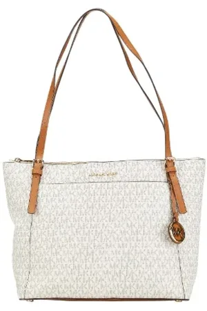 Michael Kors Femme, Pre-owned, Blanc, Taille: ONE Size Pre-owned Toile cabas