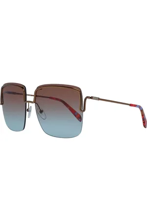 Emilio Pucci Femme, Accessoires, Brun, Taille: ONE Size Lunettes de Soleil Carrées Bronze Femmes Multicolore Dégradé