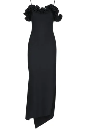 COPERNI Femme, Robes, Noir, Taille: 40 FR Robe Noire Asymétrique à Découpes