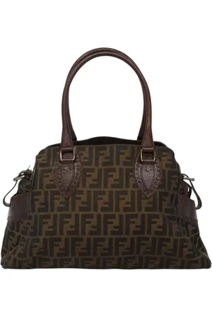 Fendi Femme, Pre-owned, Brun, Taille: ONE Size Pre-owned Toile sacs-main