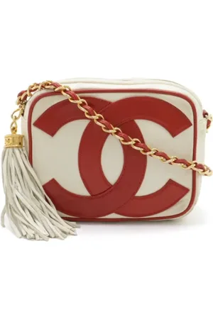CHANEL Femme, Pre-owned, Rouge, Taille: ONE Size Pre-owned Cuir sacs-bandouliere