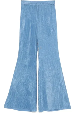 GABRIELA HEARST Femme, Pantalons, Bleu, Taille: 38 FR Pantalon Claude Bleu Plissé