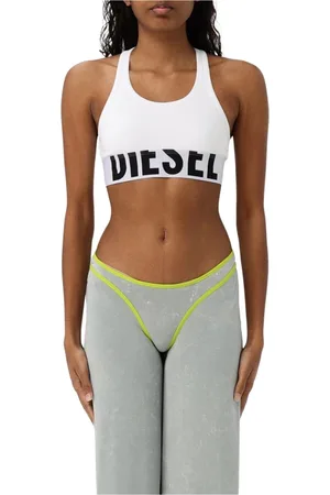 Diesel Femme, Sport, Blanc, Taille: 40 FR Soutien-gorge de sport Racerback élégant