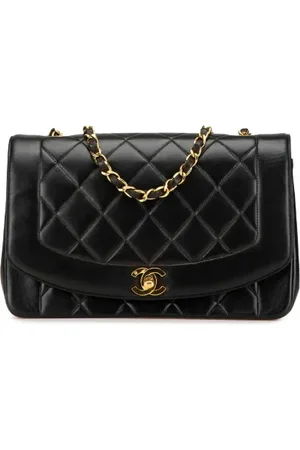 CHANEL Femme, Pre-owned, Noir, Taille: ONE Size Pre-owned Cuir sacs-bandouliere