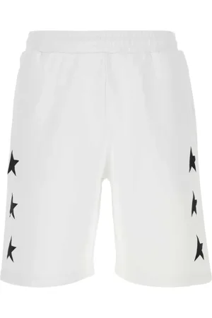 Golden Goose Homme, Shorts, Blanc, Taille: L Shorts Bermuda en coton blanc