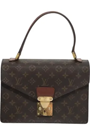 LOUIS VUITTON Femme, Pre-owned, Brun, Taille: ONE Size Pre-owned Toile sacs-main