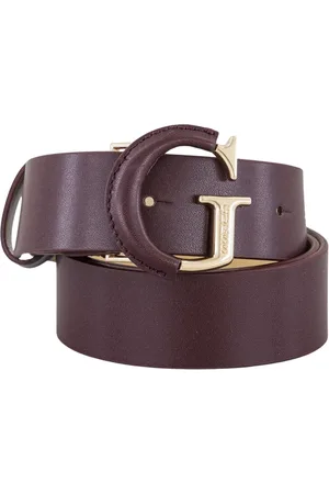 Guess Unisex, Accessoires, Brun, Taille: S Ceinture boucle logo - Roses gravées