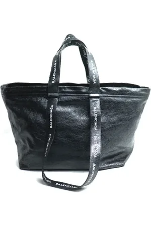 Balenciaga Femme, Pre-owned, Noir, Taille: ONE Size Pre-owned Cuir cabas