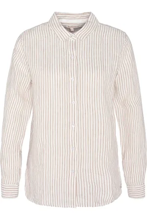 Barbour Femme, Blouses et Chemises, , Taille: 42 FR Chemise en lin Style élégant