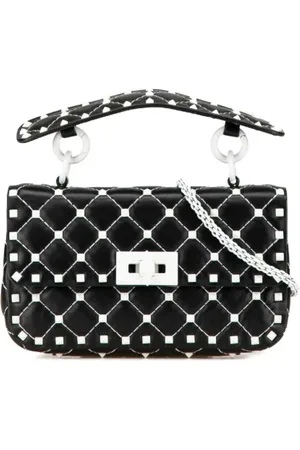 VALENTINO Femme, Pre-owned, Noir, Taille: ONE Size Pre-owned Cuir sacs-main