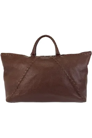 Bottega Veneta Homme, Pre-owned, Brun, Taille: ONE Size Pre-owned Cuir sacs-main