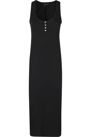 ANINE BING Femme, Robes, Noir, Taille: 38 FR Robe Midi Noire Alessia Style