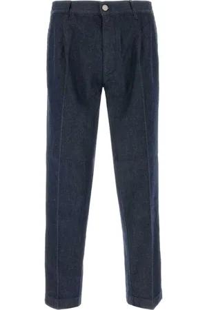 PT Torino Homme, Jeans, Bleu, Taille: W34 Pantalon en Coton Mélangé Bleu