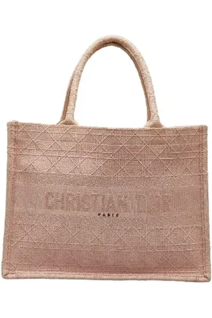 Dior Femme, Pre-owned, Rose, Taille: ONE Size Pre-owned Toile sacs-dior