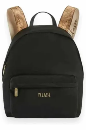 ALVIERO MARTINI 1A CLASSE Femme, Sacs, Noir, Taille: ONE Size Sac à Dos Geo Classic avec Fermeture Éclair