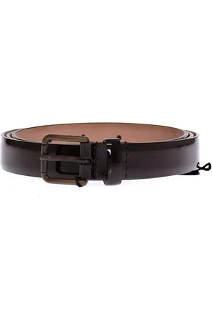 Dolce & Gabbana Femme, Accessoires, Brun, Taille: 90 CM Ceinture en Cuir avec Logo pour Femmes