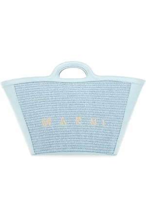 Marni Femme, Sacs, Bleu, Taille: ONE Size Tropicalia Summer Handbag