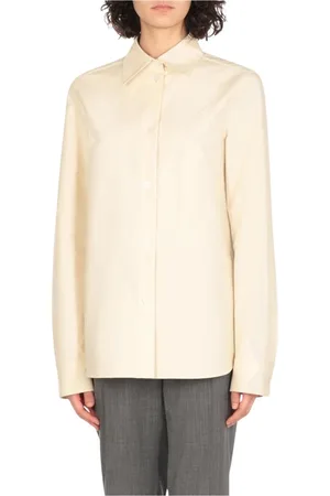 Jil Sander Femme, Blouses et Chemises, , Taille: 38 FR Chemise Élégante Ivoire