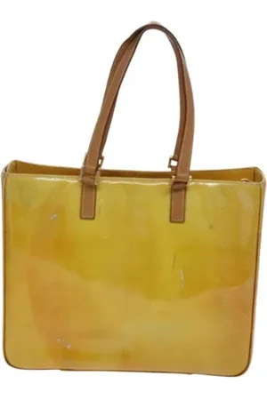 LOUIS VUITTON Femme, Pre-owned, Jaune, Taille: ONE Size Pre-owned Cuir sacs-louis-vuitton