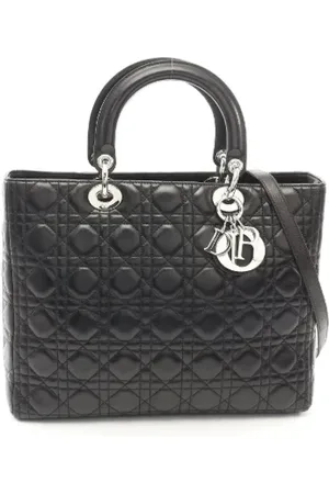 Dior Femme, Pre-owned, Noir, Taille: ONE Size Pre-owned Cuir sacs-main
