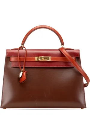 Hermès Femme, Pre-owned, Brun, Taille: ONE Size Pre-owned Cuir sacs-main