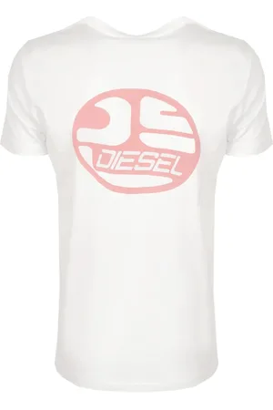 Diesel Homme, Tops, Blanc, Taille: 2XL T-shirt moderne T-Just