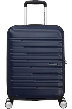 American Tourister Unisex, Valises, Bleu, Taille: ONE Size Valise cabine Flashline avec serrure TSA