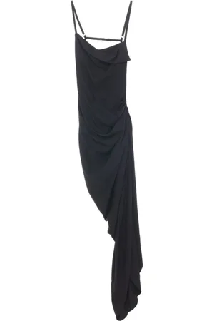 Jacquemus Femme, Robes, Noir, Taille: 36 FR Robe Noire avec Ourlet Asymétrique