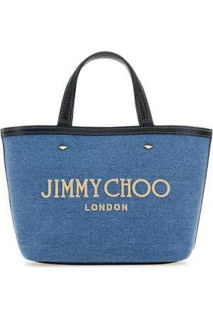 Jimmy Choo Femme, Sacs, Bleu, Taille: ONE Size Sac à main Denim Mini Marli
