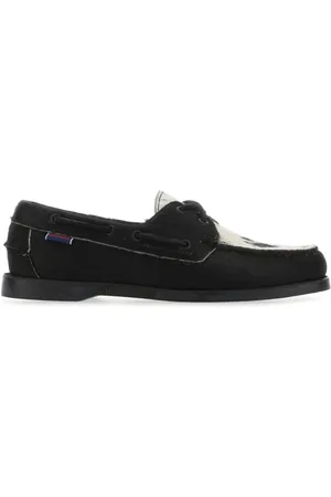 SEBAGO Femme, Chaussures, Bleu, Taille: 38 1/2 EU Mocassins Raw en Poils de Veau Multicolores