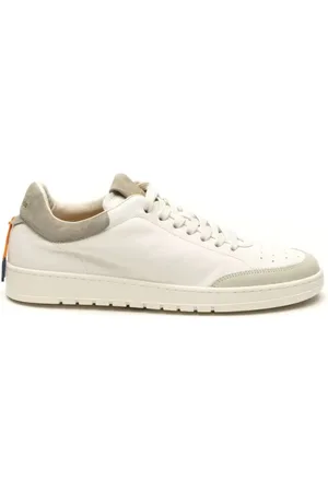 Barracuda Homme, Chaussures, , Taille: 41 EU Baskets en Cuir Blanc Modèle Élégant