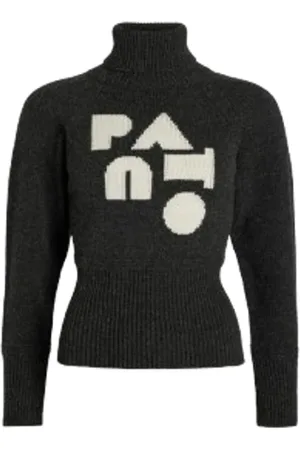 Patou Femme, Pulls, Noir, Taille: 38 FR Pull Élégant H24 pour Homme