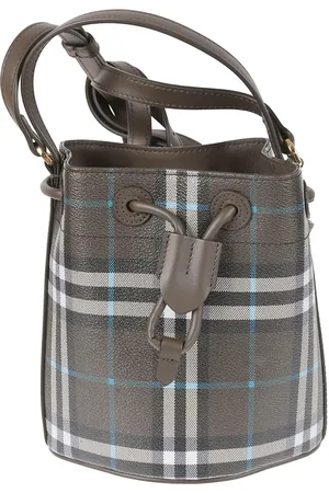 Burberry Femme, Sacs, Gris, Taille: ONE Size Sac seau à cordon