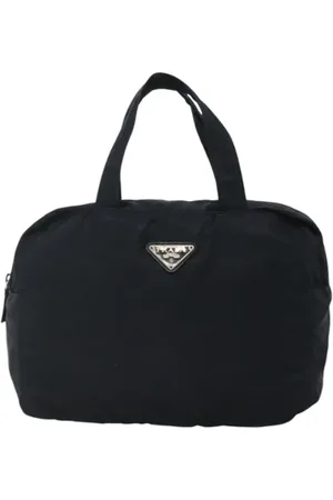 Prada Femme, Pre-owned, Bleu, Taille: ONE Size Pre-owned Nylon sacs-main