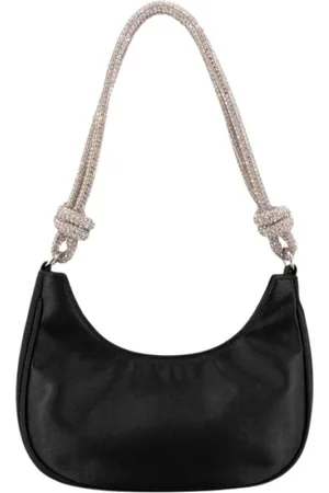 Twentyfour Femme, Sacs, Noir, Taille: ONE Size Sac en satin Nahid - Noir