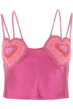 Marco Rambaldi Femme, Tops, Rose, Taille: 36 FR Hauts sans manches