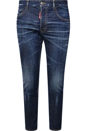 Dsquared2 Homme, Jeans, Bleu, Taille: L Shorts en Denim Bleu avec Détails Détruits