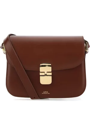 A.P.C. Femme, Sacs, Brun, Taille: ONE Size Sac Bandoulière Grace en Cuir Marron