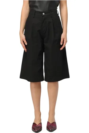 Cycle Femme, Shorts, Noir, Taille: W29 Jean droit noir