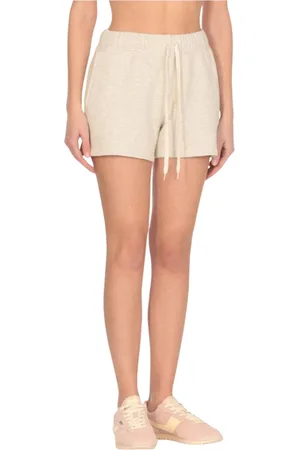Autry Femme, Shorts, , Taille: 36 FR Short Gris avec Taille Élastique Style Confort
