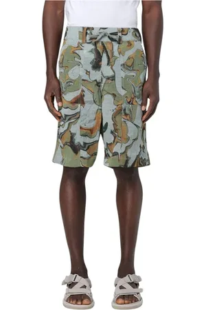 Woolrich Homme, Shorts, Vert, Taille: M Manteau Court Vert en Laine Élégant Homme