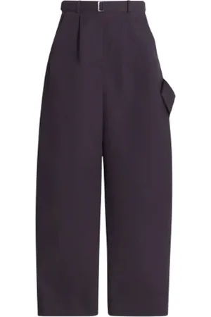 Lanvin Femme, Pantalons, Bleu, Taille: 36 FR Pantalon Élégant H24