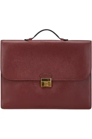 Cartier Femme, Pre-owned, Brun, Taille: ONE Size Pre-owned Cuir sacoches-mallettes