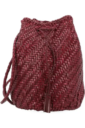 Dragon Diffusion Femme, Sacs, Rouge, Taille: ONE Size Double Jun Bordo PomPom Sac Élégant