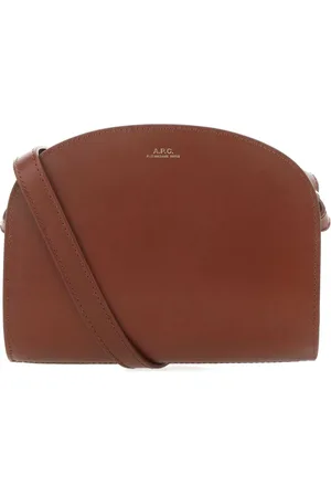 A.P.C. Femme, Sacs, Brun, Taille: ONE Size Sac Bandoulière en Cuir Caramel