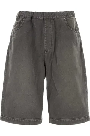 Entire Studios Homme, Shorts, Gris, Taille: L Shorts Bermuda en Denim Gris Foncé